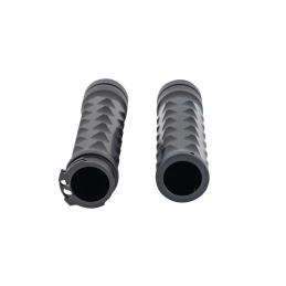 Diamonds zwart handvatten 1 inch stuur Highway Hawk