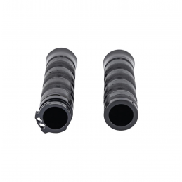 Alu zwart handvatten 1 inch stuur Highway Hawk