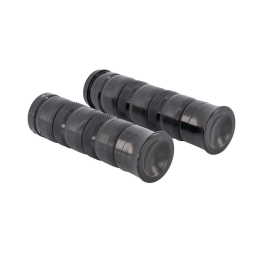 Alu zwart handvatten 1 inch gas via draad