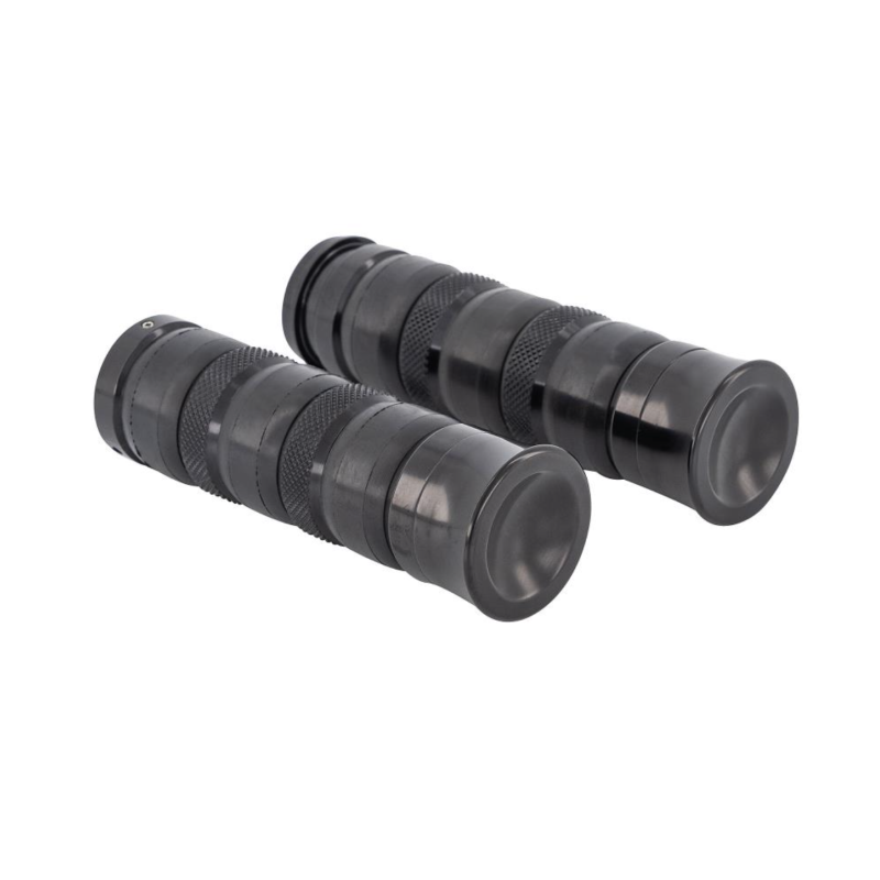 Alu zwart handvatten 1 inch gas via draad