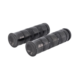 Alu zwart handvatten 1 inch gas via draad