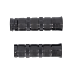 Alu zwart handvatten 1 inch gas via draad
