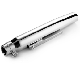 Tapered uitlaatpijp 38–45 mm 41 cm chroom Highway Hawk