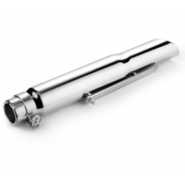 Slash cut uitlaatpijp 38–45 mm 40 cm chroom Highway Hawk