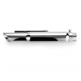 Slash cut uitlaatpijp 38–45 mm 40 cm chroom Highway Hawk