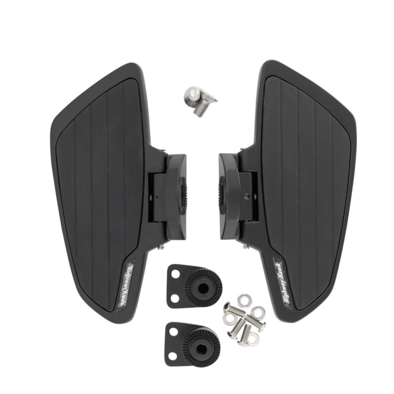 Highway Hawk passagier floorboards Smooth zwart Yamaha Midnight Star