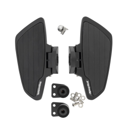 Highway Hawk passagier floorboards Smooth zwart Yamaha Drag Star