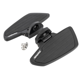 Highway Hawk passagier floorboards Smooth zwart Yamaha Drag Star