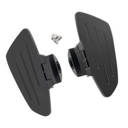 Highway Hawk passagier floorboards Smooth zwart Yamaha Drag Star