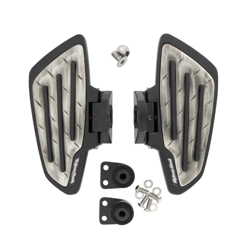 Highway Hawk New Tech Glide Metal passagier floorboards Yamaha Midnigh