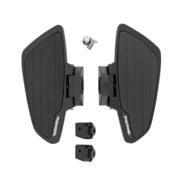 Highway Hawk passagier floorboards Smooth zwart cruiser