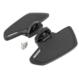 Highway Hawk passagier floorboards Smooth zwart cruiser