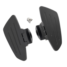 Highway Hawk passagier floorboards Smooth zwart cruiser