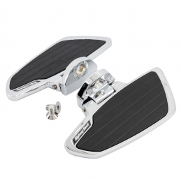 Highway Hawk passagier floorboards Smooth chroom cruiser