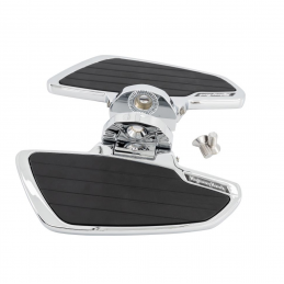 Highway Hawk passagier floorboards Smooth chroom cruiser