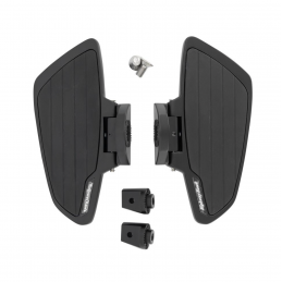 Highway Hawk passagier floorboards Smooth zwart cruiser