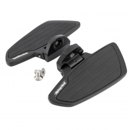Highway Hawk passagier floorboards Smooth zwart cruiser