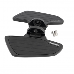 Highway Hawk passagier floorboards Smooth zwart cruiser