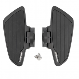 Highway Hawk rijder floorboards Smooth zwart Honda VT 750