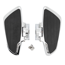 Highway Hawk rijder floorboards Smooth chroom Honda VT 750