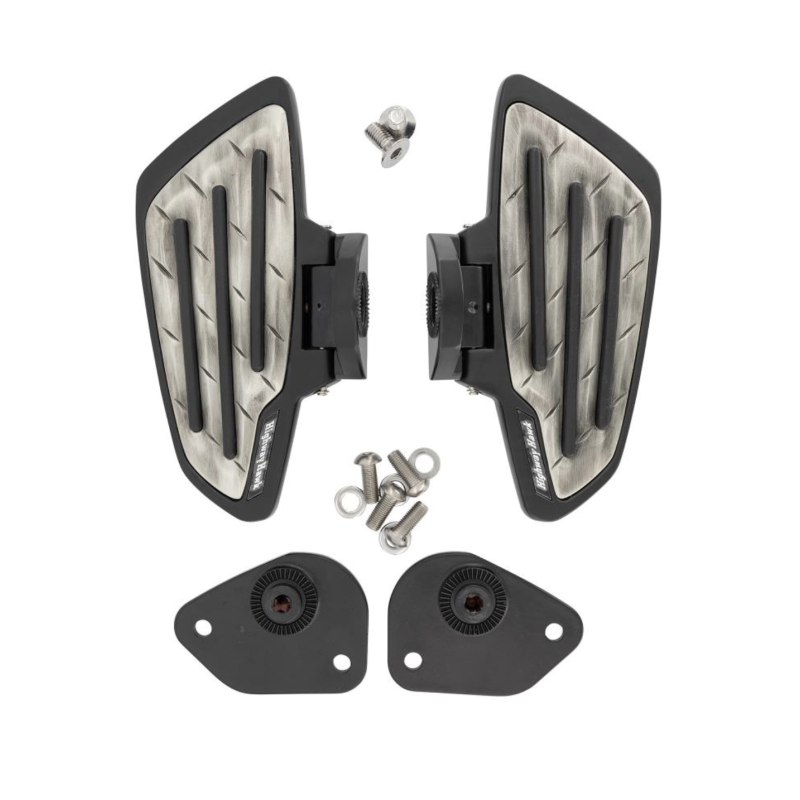 Highway Hawk New Tech Glide Metal rijder floorboards Honda VT 750 ACE