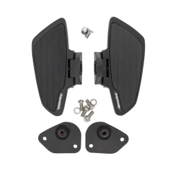 Highway Hawk rijder floorboards Smooth zwart Honda VT 750 ACE