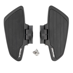 Highway Hawk rijder floorboards Smooth zwart Honda VT 750 ACE