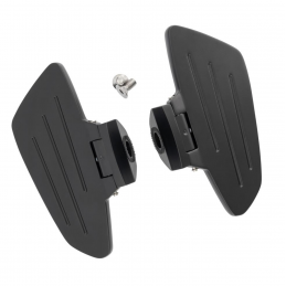 Highway Hawk passagier floorboards Smooth zwart Honda VT 750 ACE