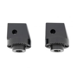 Highway Hawk passagier floorboards Smooth zwart Honda VT 750 ACE