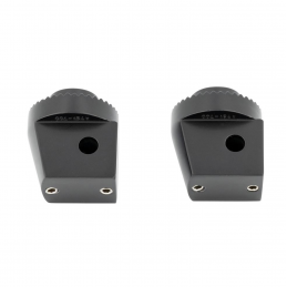 Highway Hawk passagier floorboards Smooth zwart Honda VT 750 ACE