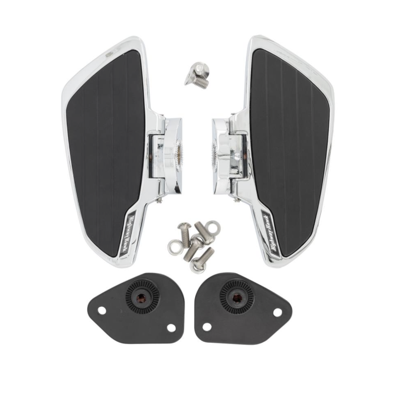 Highway Hawk rijder floorboards Smooth chroom Honda VT 750 ACE