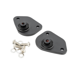 Highway Hawk rijder floorboards Smooth chroom Honda VT 750 ACE