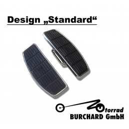 Highway Hawk rijder floorboards Standaard chroom Kawasaki VN 800