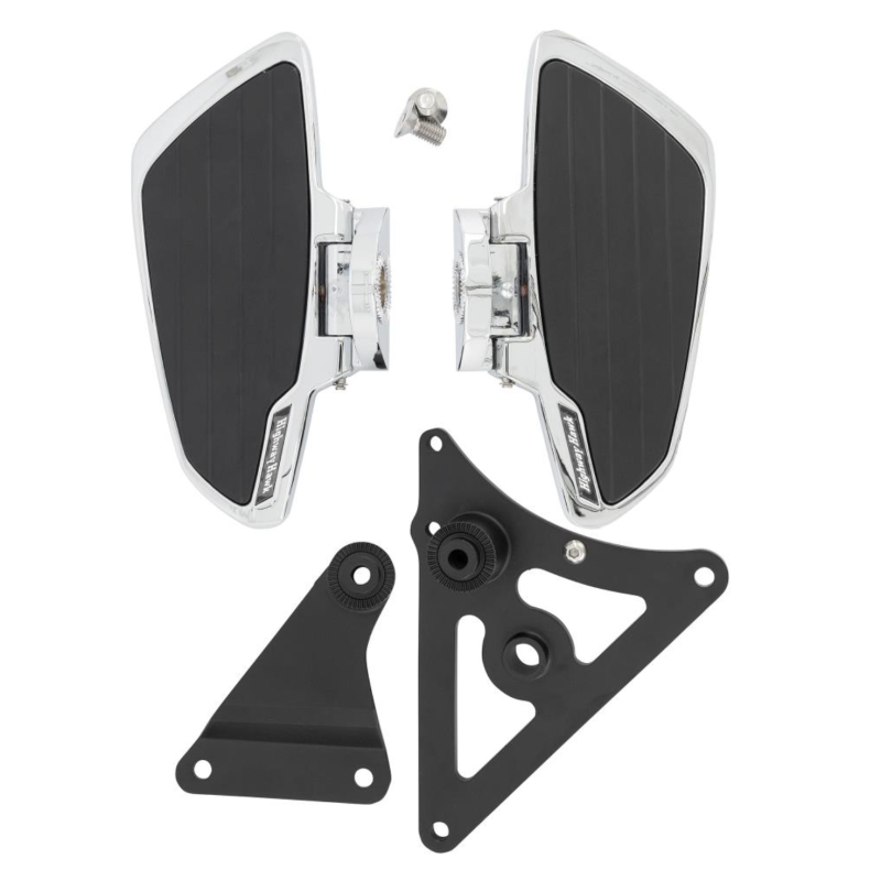Highway Hawk rijder floorboards Smooth chroom Mean Streak