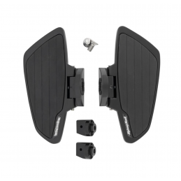Highway Hawk passagier floorboards Smooth zwart Suzuki Intruder
