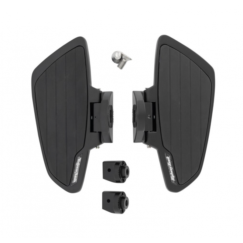 Highway Hawk passagier floorboards Smooth zwart Suzuki Intruder