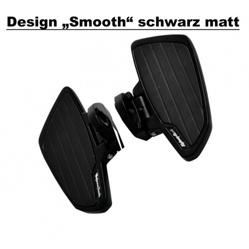 Highway Hawk rijder floorboards Smooth zwart Suzuki VS Intruder