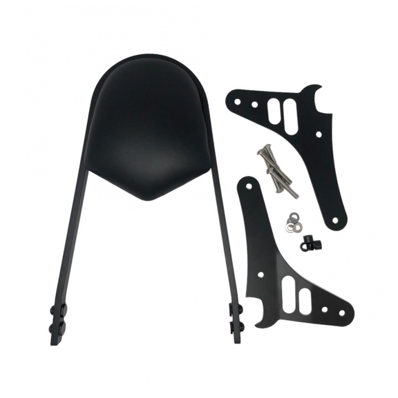 Zwarte Sissybar Wide Yamaha XV950 Bolt XV950R Highway Hawk