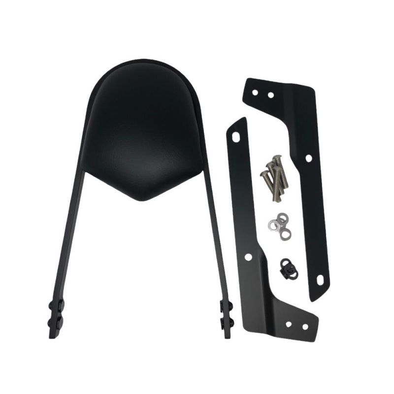 Zwarte Sissybar Wide Honda VT750C2B Black Spirit Highway Hawk