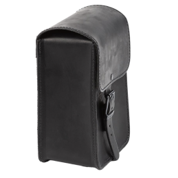 Ledrie sissybar tas zwart leer 3,5L
