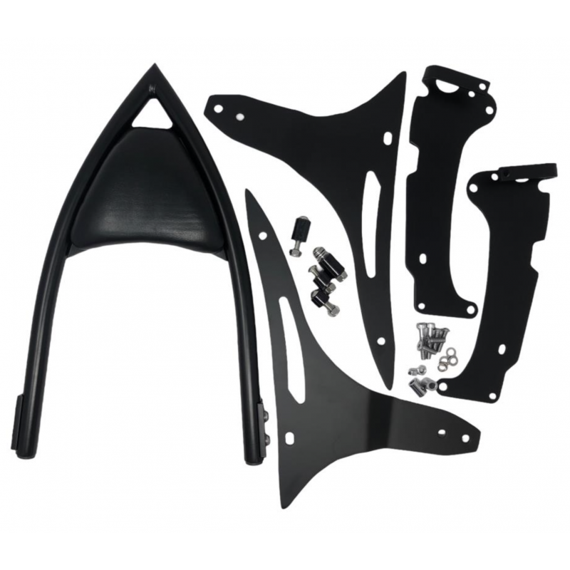 Zwarte Sissybar Arch Honda VT 1300 CX Fury Highway Hawk