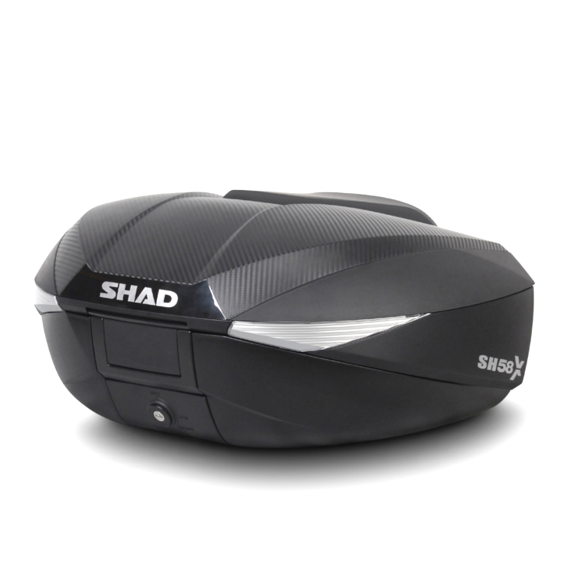 SHAD SH58X Topkoffer 46–58L | Zwart/Carbon Verstelbaar