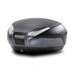SHAD SH48 Topkoffer 48L | Zwart met Carbon & Rugleuning