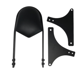 Zwarte Sissybar Wide Harley-Davidson Softail Highway Hawk