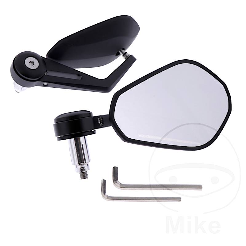 JMP stuureind spiegelset ovaal bar-end matte race-look