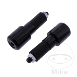 Stuurgewichten 22 mm zwart staal JMP mini