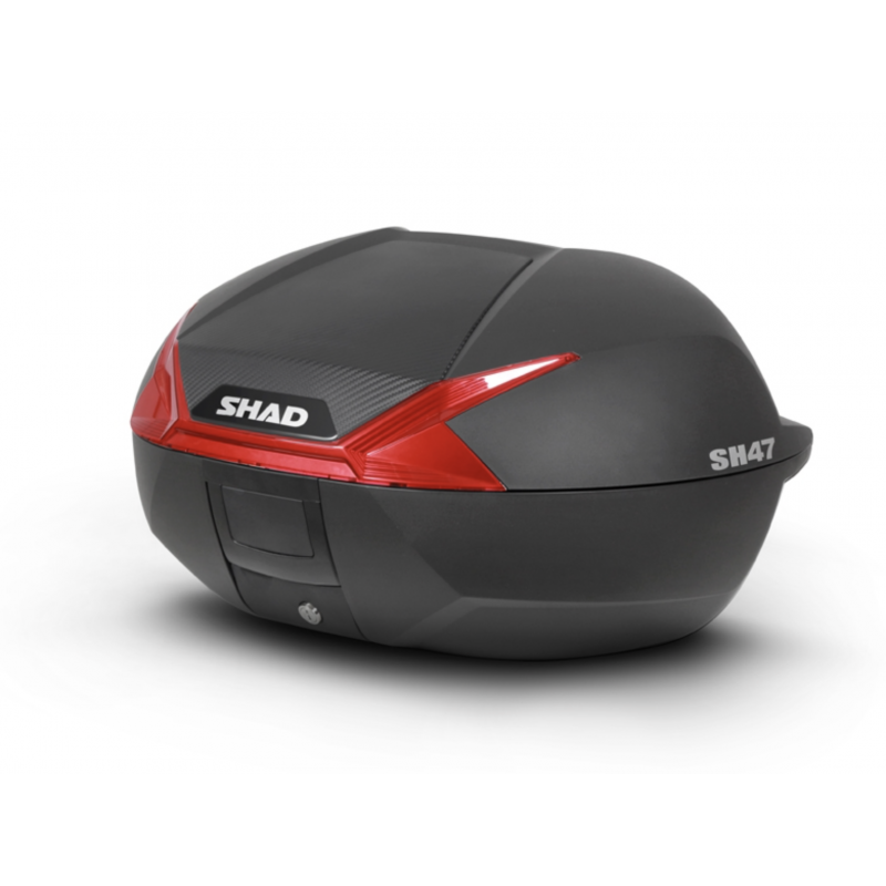 SHAD SH47 Topkoffer 47L Zwart | Incl. Montageplaat