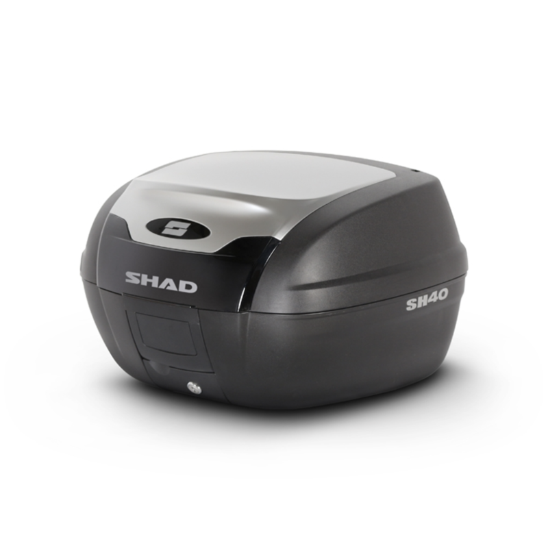 Shad SH40 Topkoffer 40L | Aluminium Look incl. Draagplaat