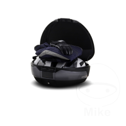 SHAD SH48 Topkoffer 48L Zwart/Titanium | Incl. Draagplaat