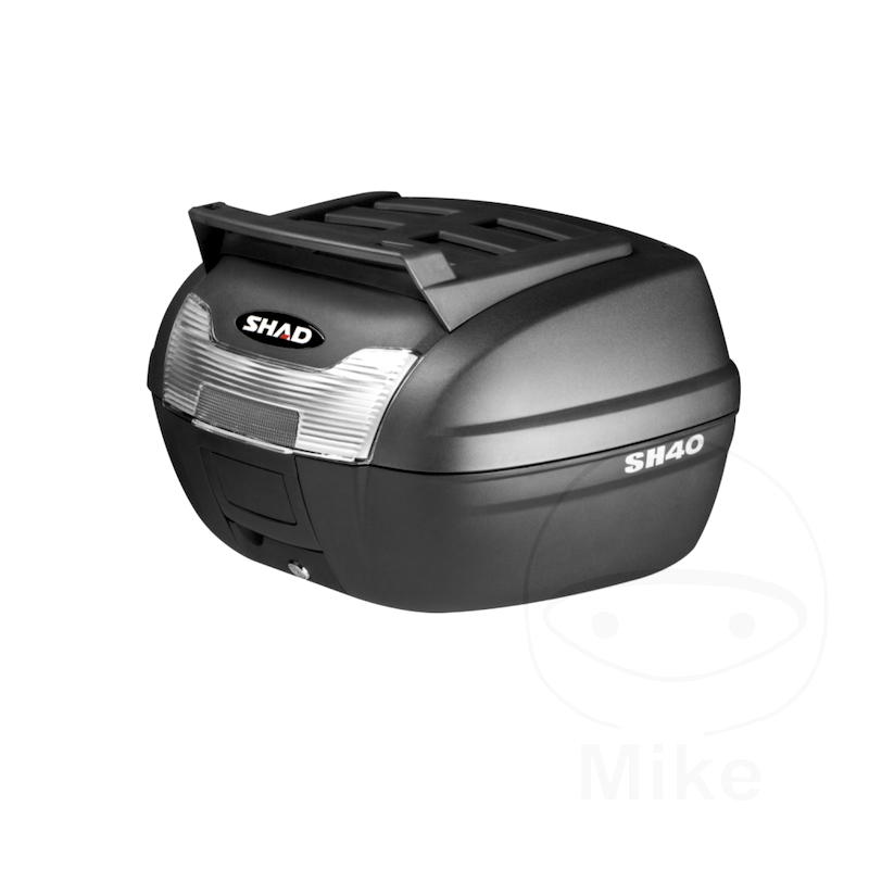 SHAD SH40 Cargo Topkoffer 40L | Zwart met Bagagedrager